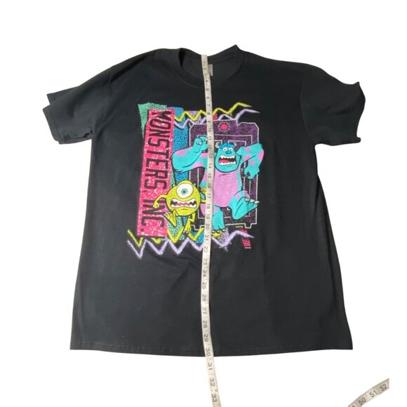 Disney Pixar Monsters Inc Black T-Shirt Large L Sulley & Mike Graphic - Picture 4 of 6